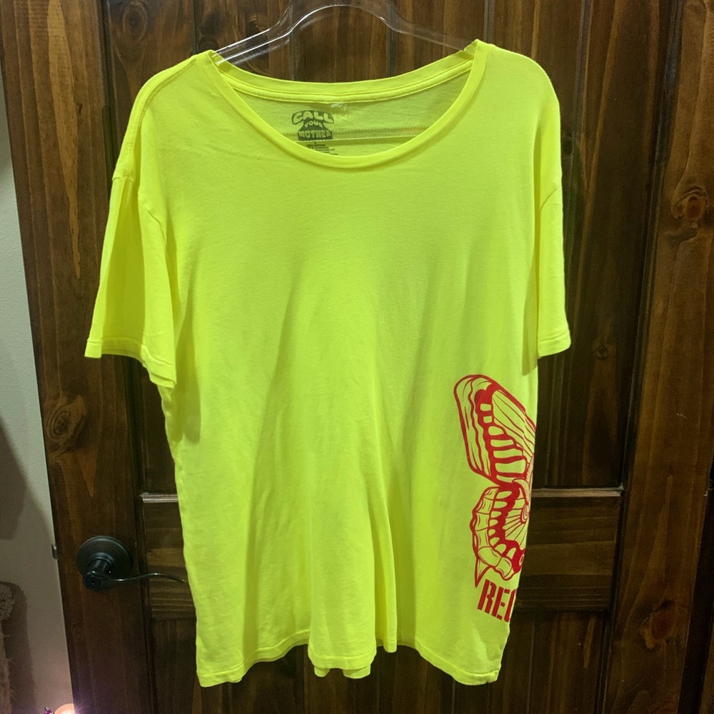 NWOT Call Your Mother Yellow Tee